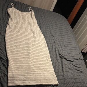 Amazon Women's Cream Maxi Dress